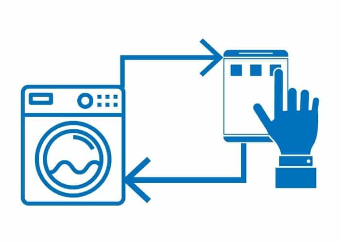 grafico app per lavanderia