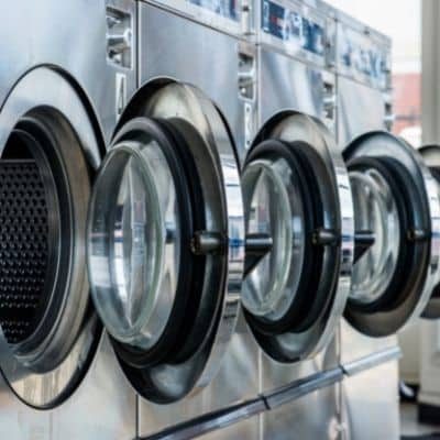 foto di macchinari per lavanderie